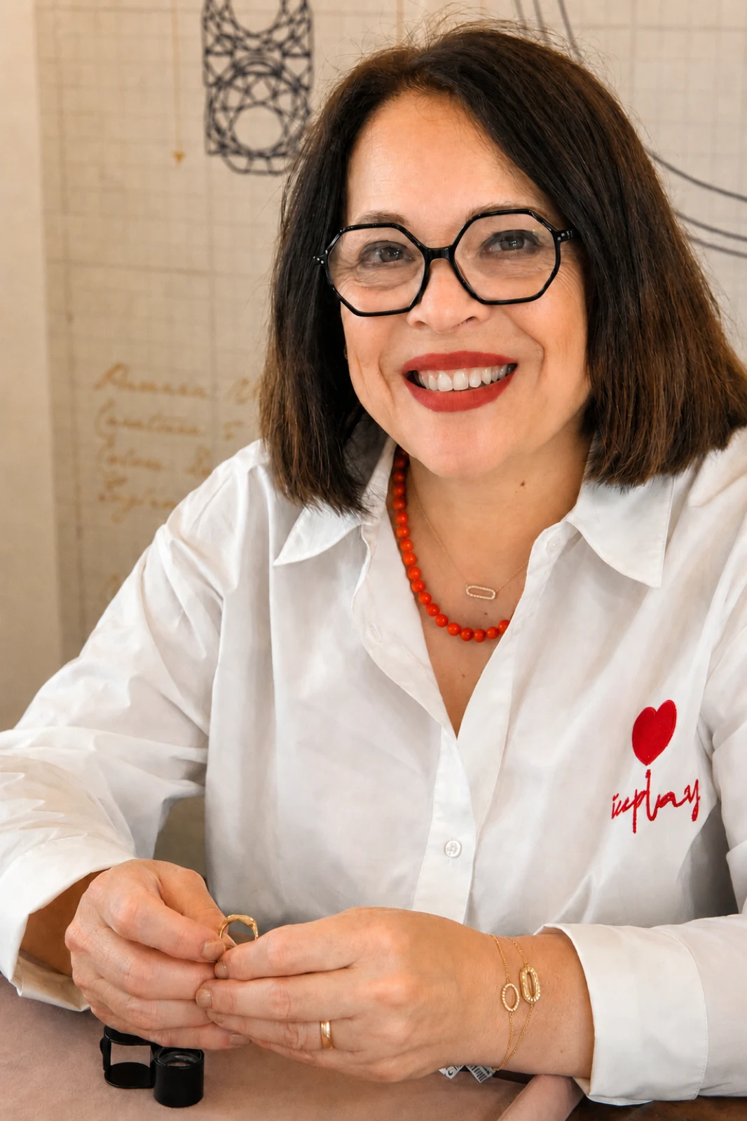 Claudia Capannini, titolare di Preziose Follie a Trieste