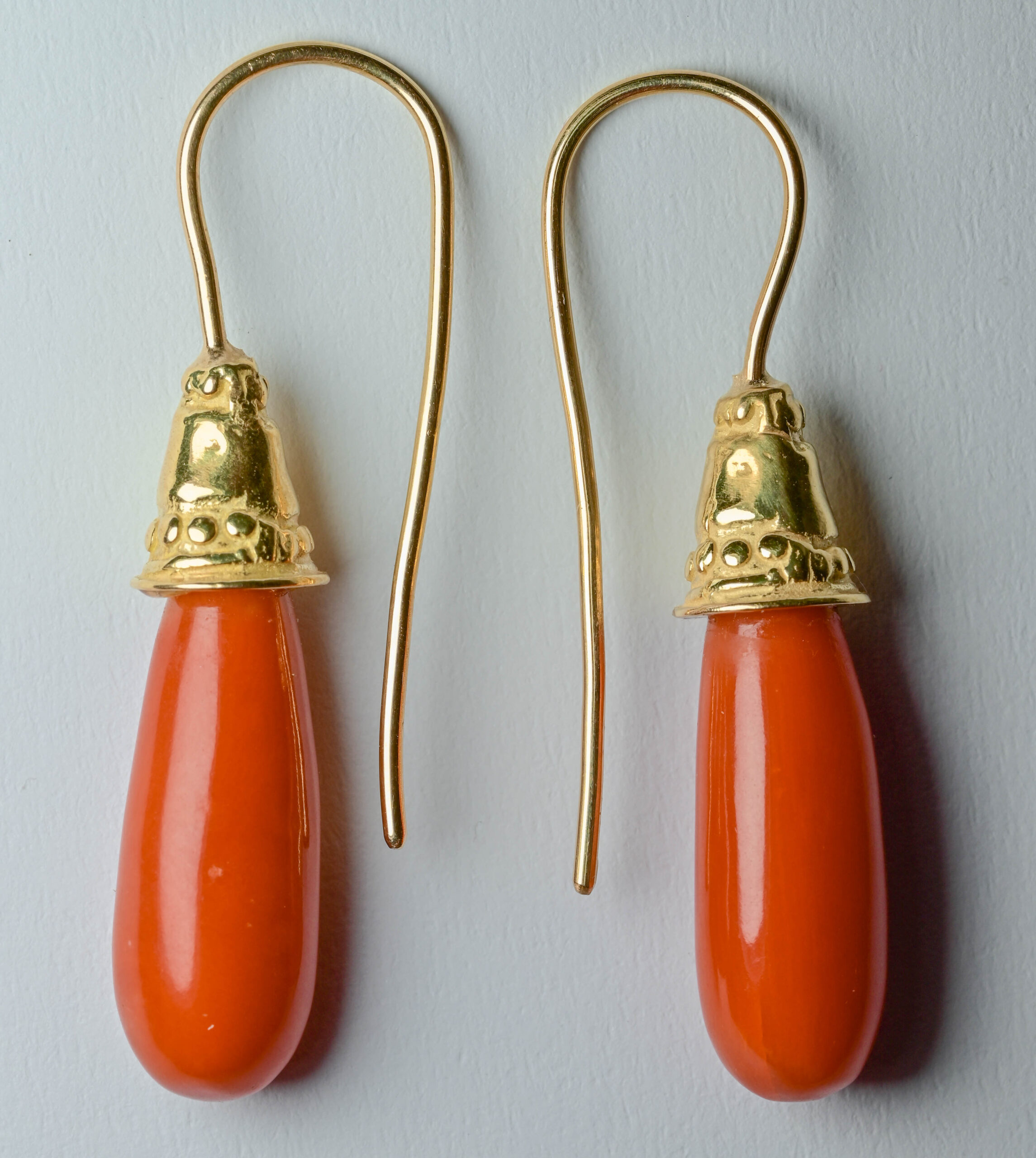 Orecchini in oro e corallo